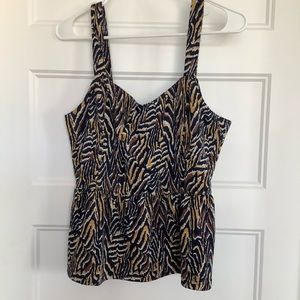 Anthropology lined tank top